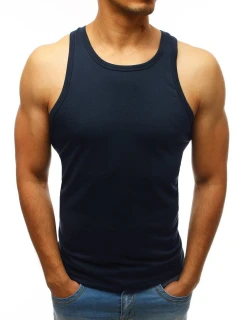 Pánské tílko bez potisku tmavě modré Dstreet model 21962191 - FashionStreet