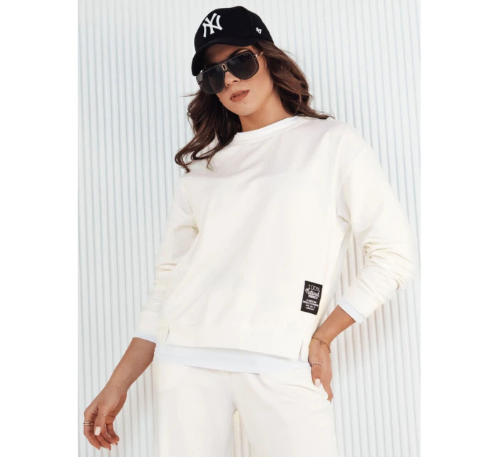 Dámská mikina ecru Dstreet model 21972815 - FashionStreet