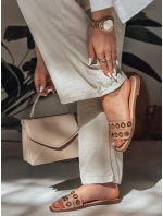 béžové dámské žabky Dstreet model 21986619 - FashionStreet