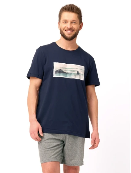 Pyžamo Kľúč MNS 606 A25 kr/r M-2XL Pyžamo Kľúč MNS 606 A25 kr/r M-2XL