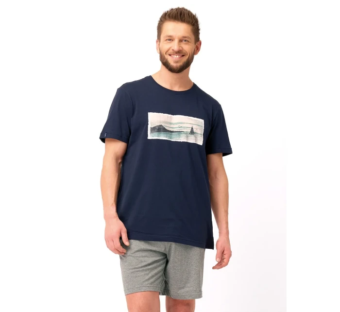 Pyžamo Kľúč MNS 606 A25 kr/r M-2XL Pyžamo Kľúč MNS 606 A25 kr/r M-2XL