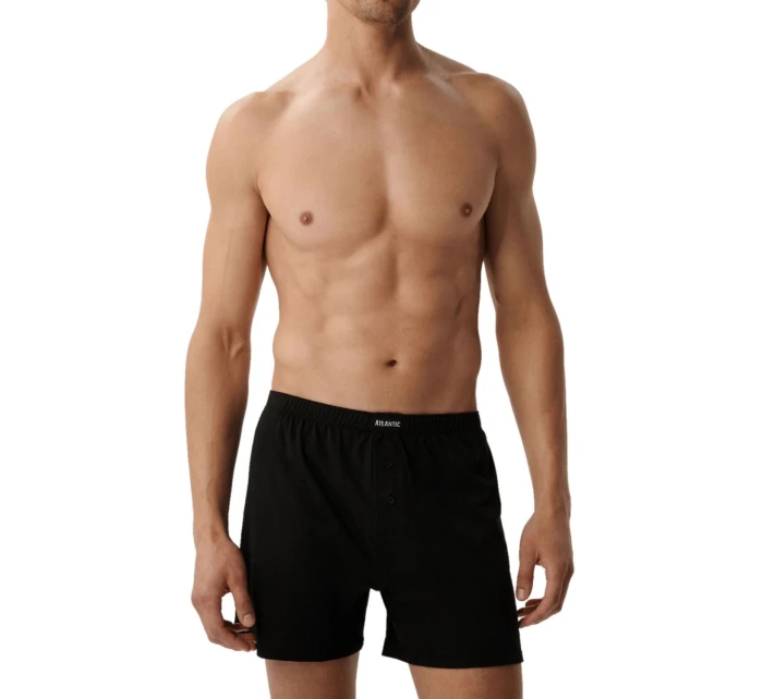 Pánské trenýrky 2 pack 003 black - Atlantic