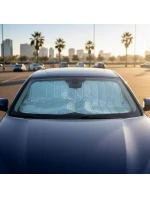 Slnečná clona na čelné sklo pre zrkadlá skladacia 130x60 cm DUNLOP