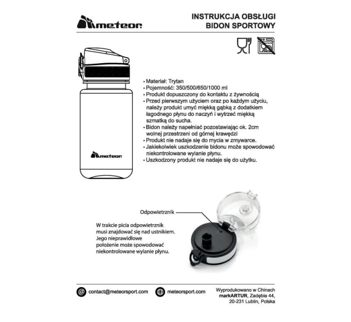 500 ml láhev model 21340849 - Meteor