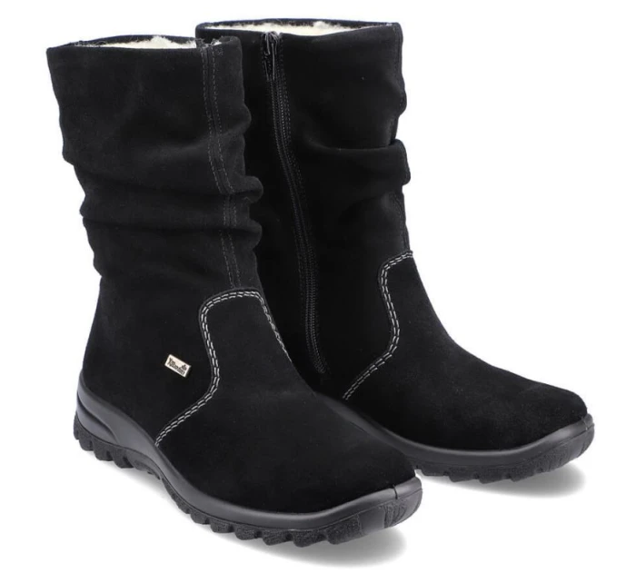 RIEKER W RKR130 zateplené kožené čižmy RIEKER W RKR130 zateplené kožené čižmy