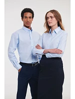 Russell Athletic 932F Blúzka Oxford s dlhými rukávmi 11.932F jasne modrá