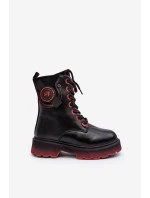 Dětské zateplené Botky černé model 21632811 - EVENTO Dětské zateplené Botky černé model 21632811 - EVENTO