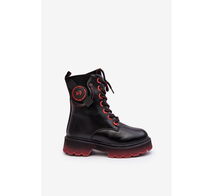 Dětské zateplené Botky černé model 21632811 - EVENTO Dětské zateplené Botky černé model 21632811 - EVENTO