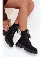 Boty Pracovní S Zateplené Eko Semišové Černé model 21707016 - Boto Boty Pracovní S Zateplené Eko Semišové Černé model 21707016 - Boto