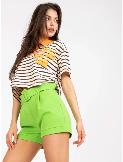 DHJ šortky SN model 17384774 světle zelená - FPrice DHJ šortky SN model 17384774 světle zelená - FPrice