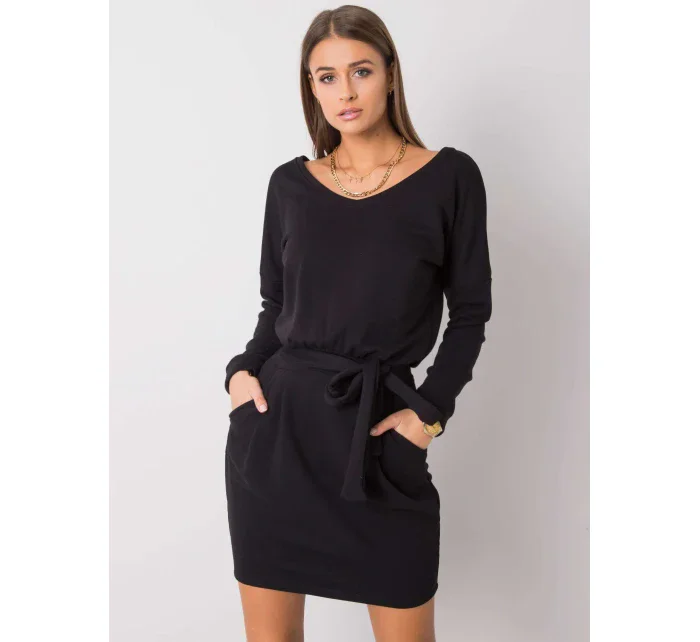 Šaty RV SK model 14840252 černá - FPrice Šaty RV SK model 14840252 černá - FPrice