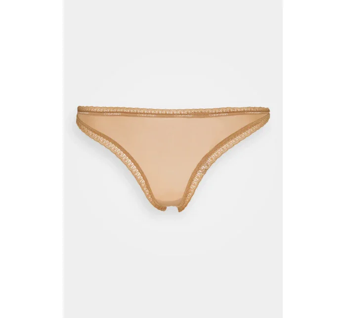 Dámske tangá QD3763E BO8 bronzová - Calvin Klein