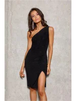 Dámské večerní šaty model 19572885 černé - Roco Fashion Dámské večerní šaty model 19572885 černé - Roco Fashion