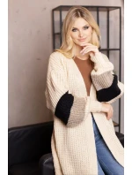 Sveter na zapínanie model 188773 PeeKaBoo