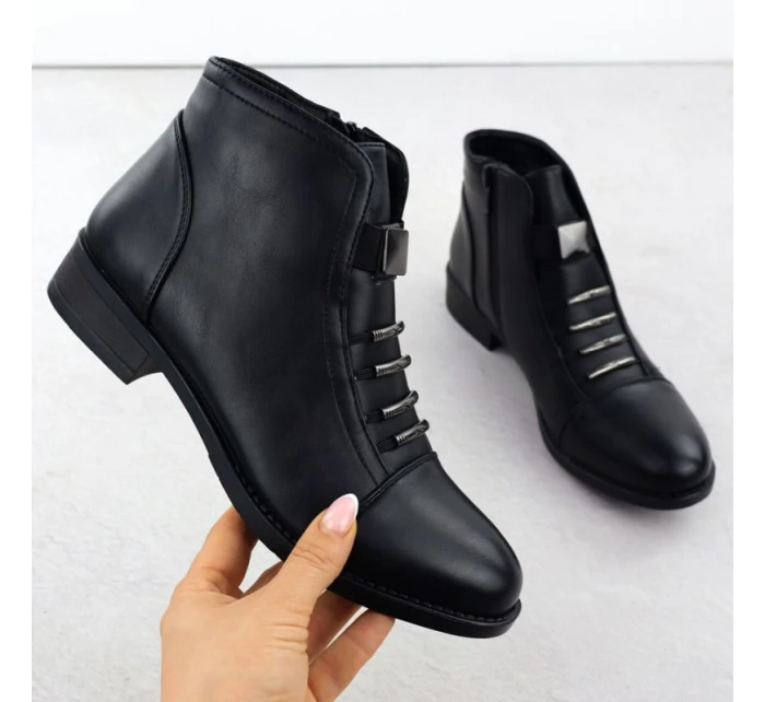 Dámské boty s černé model 22014901 - Sabatina Dámské boty s černé model 22014901 - Sabatina