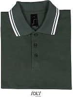 SOL'S Pasadena Men Pánské piqué polo model 22521849 forest green/white SOL'S Pasadena Men Pánské piqué polo model 22521849 forest green/white