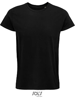 SOL'S Crusader Men Pánske tričko z bio bavlny 25.3582 deep black