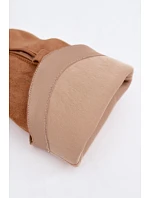 Dámské kozačky na nízkém podpatku camel model 22349395 - Boto Dámské kozačky na nízkém podpatku camel model 22349395 - Boto