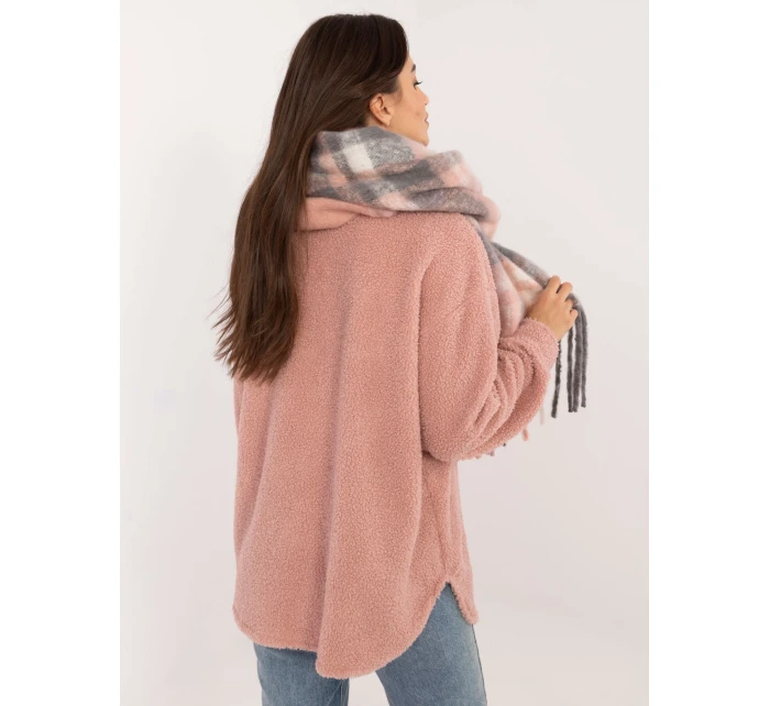 Šál AT SZ 231301.49 sivo-ružový Šál AT SZ 231301.49 sivo-ružový