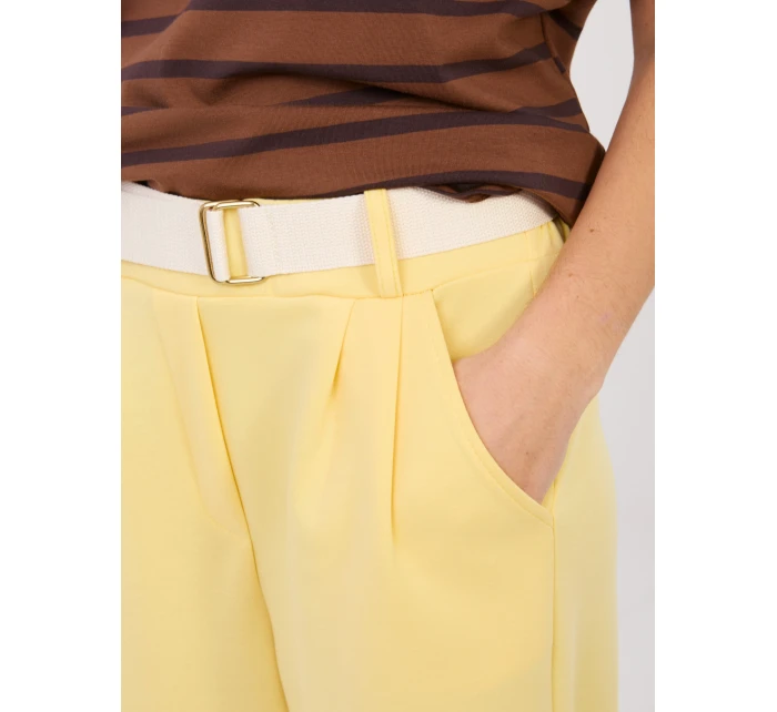 Nohavice MI SP P6224.71 svetložltá