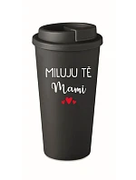 I LOVE YOU MAMI - čierny termohrnček 475 ml I LOVE YOU MAMI - čierny termohrnček 475 ml