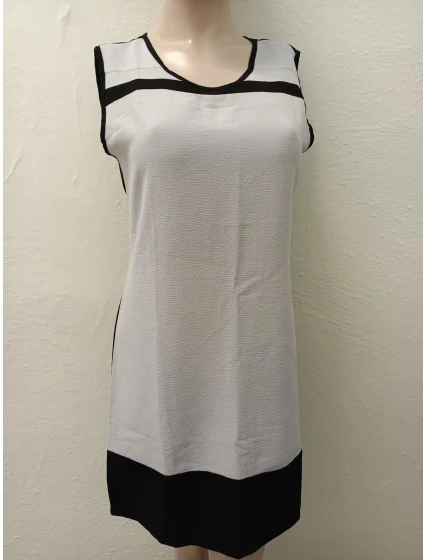 Elegantné dámske šaty HS-318 šedo-čierne - Golden Days Paris