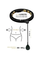 Čierna/zlatá HHM13 Magnetický set Hula Hop s počítadlom HMS + BR163 Čierny pás na chudnutie Čierna/zlatá HHM13 Magnetický set Hula Hop s počítadlom HMS + BR163 Čierny pás na chudnutie