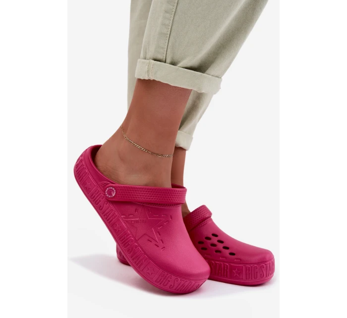 Dámské chodáky z pěny Big Star TT274A082 Fuchsiová