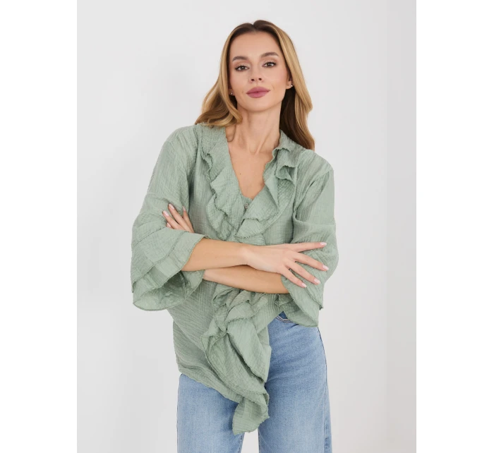 Koszula IT KS model 22031462 khaki - FPrice