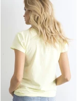 Tričko RV TS model 14824659 světle žlutá - FPrice Tričko RV TS model 14824659 světle žlutá - FPrice