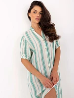 Šaty TW SK BI 2451.84 bielo-zelené