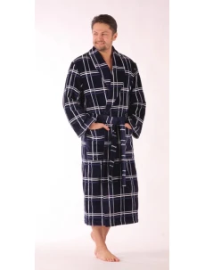 ACTION - Pánsky župan 21125900 tm. modrá s kočíkom - Vestis