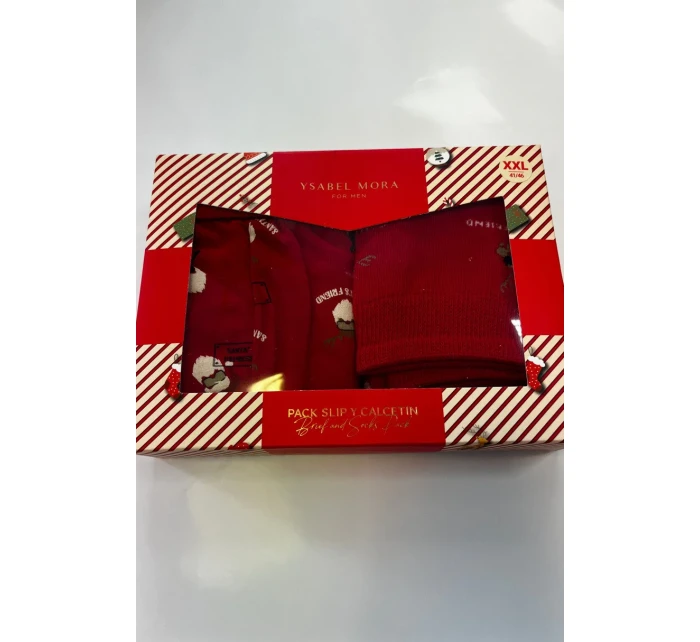 VIANOČNÉ BOXERKY+PONOŽKY 20385