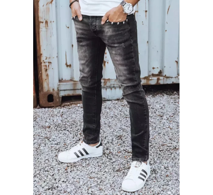 Pánské černé kalhoty Dstreet model 21965194 - FashionStreet