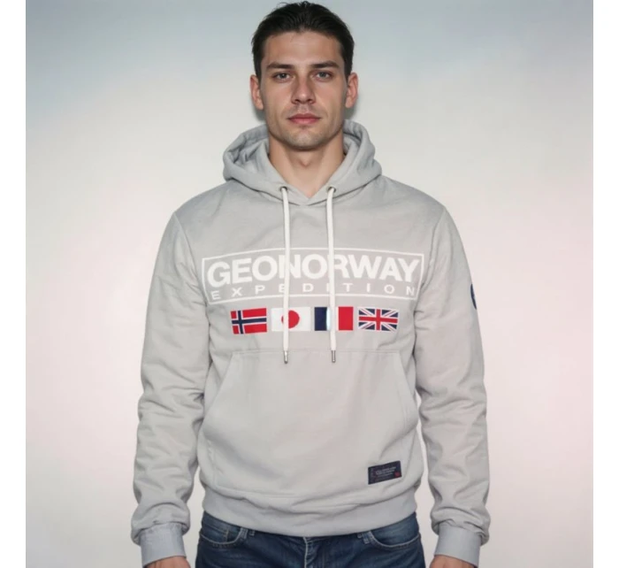 DB 317 M WY8612H/GN Grey mikina model 21179800 - Geographical Norway