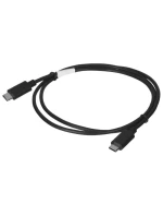 Kábel Lanberg CA-CMCM-10CU-0010-BK (USB typ C - USB typ C ; 1 m; farba čierna)