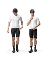 Cyklistický dres Diamond s krátkým rukávem velikost  bílý model 22114119 - Rockbros