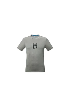 Pánske tričko MILLET Ubic Wool Ts Ss M, sivé