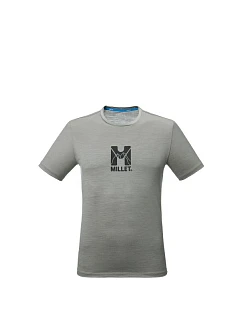 Pánske tričko MILLET Ubic Wool Ts Ss M, sivé