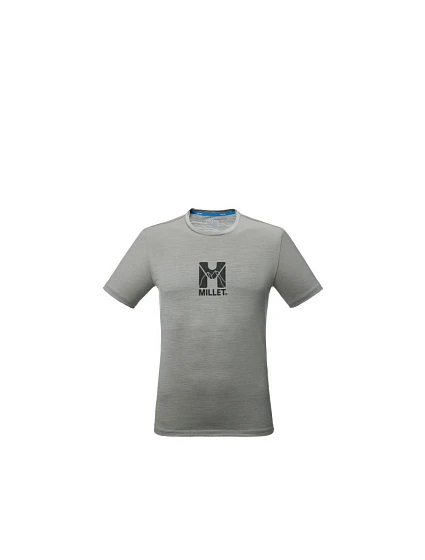 Pánske tričko MILLET Ubic Wool Ts Ss M, sivé Pánske tričko MILLET Ubic Wool Ts Ss M, sivé