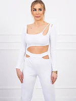 Sada s blúzkou top biela