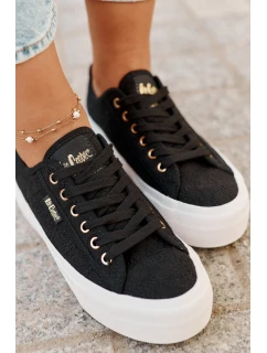 Trampki Damskie Z Koronką Lee Cooper LCW-25-31-3439L Czarne