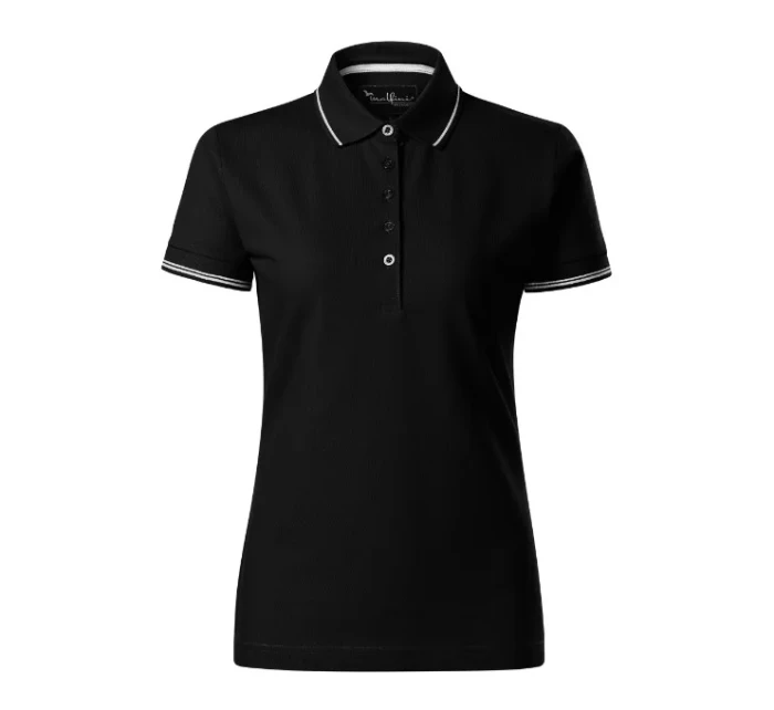 model 20632109 plain polokošile dámská černá - MALFINI, a.s. model 20632109 plain polokošile dámská černá - MALFINI, a.s.