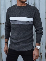 Pánsky tmavosivý sveter FashionStreet WX2210