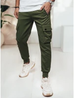 Pánské kalhoty cargo zelené Dstreet model 21982805 - FashionStreet Pánské kalhoty cargo zelené Dstreet model 21982805 - FashionStreet