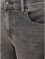 Dámske džínsy Mom Fit s elastickým pásom, sivé, FashionStreet UY3100 Dámske džínsy Mom Fit s elastickým pásom, sivé, FashionStreet UY3100