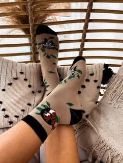 Milena 0200 Mývalie a veveričie ponožky 37-41