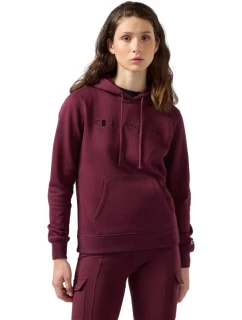 Dámská mikina s kapucí bordó model 21812384 - CHAMPION