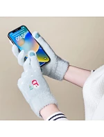 Dámské zimní rukavice na telefon se a vánočním zelené dámské model 22083405 - Hurtel Dámské zimní rukavice na telefon se a vánočním zelené dámské model 22083405 - Hurtel