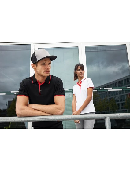 JN Dámské piqué polo s kontrastní légou 02.0 model 22489042 - Daiber JN Dámské piqué polo s kontrastní légou 02.0 model 22489042 - Daiber